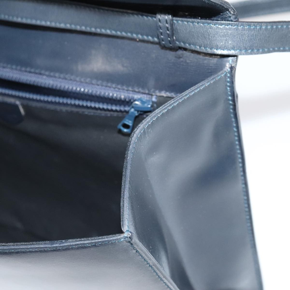 Celine Vintage Circle Logo Crossbody Bag Leather