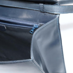 Celine Vintage Circle Logo Crossbody Bag Leather