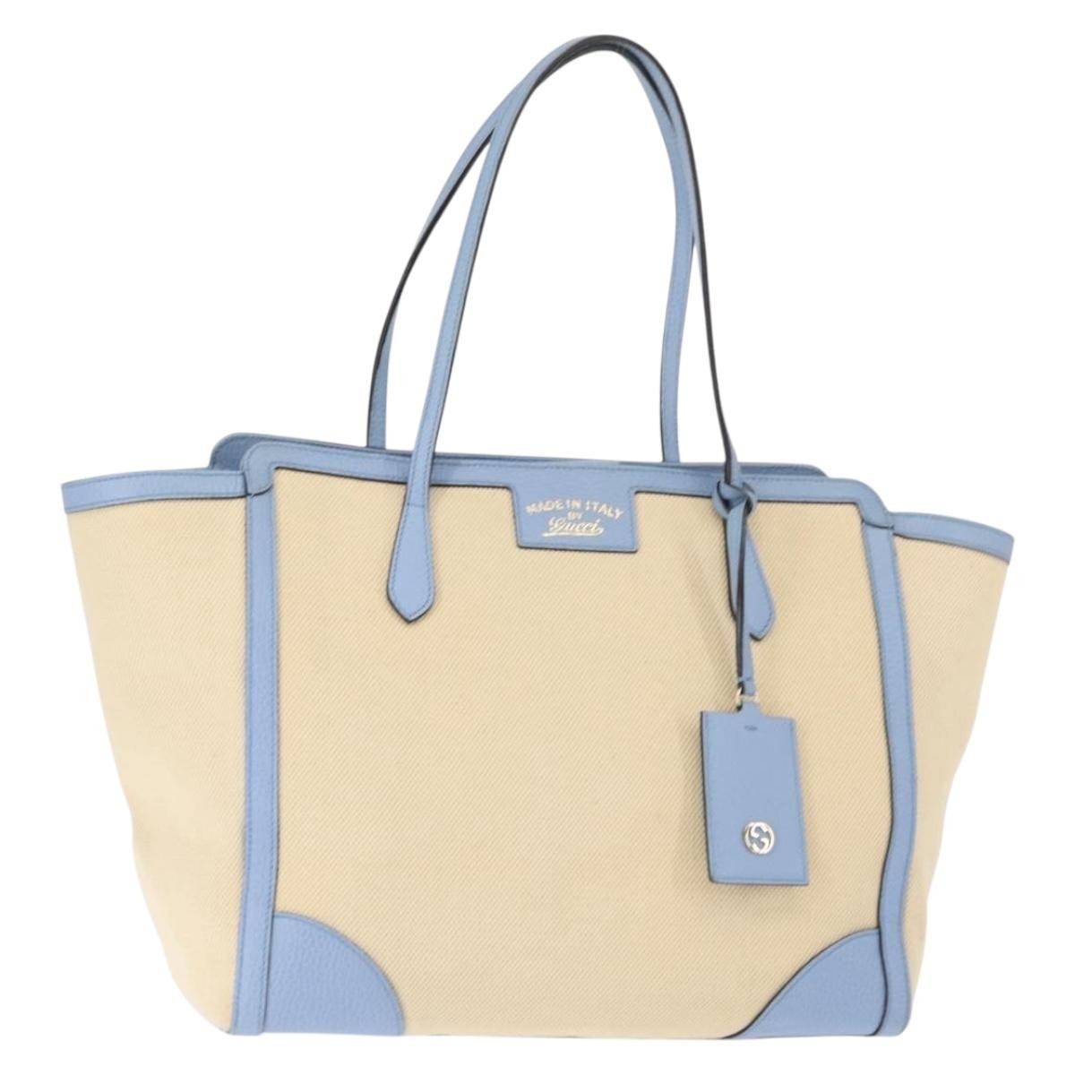 Gucci Swing Tote Canvas and Leather