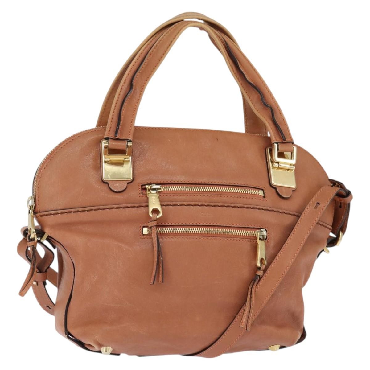Chloe Angie Tote Leather