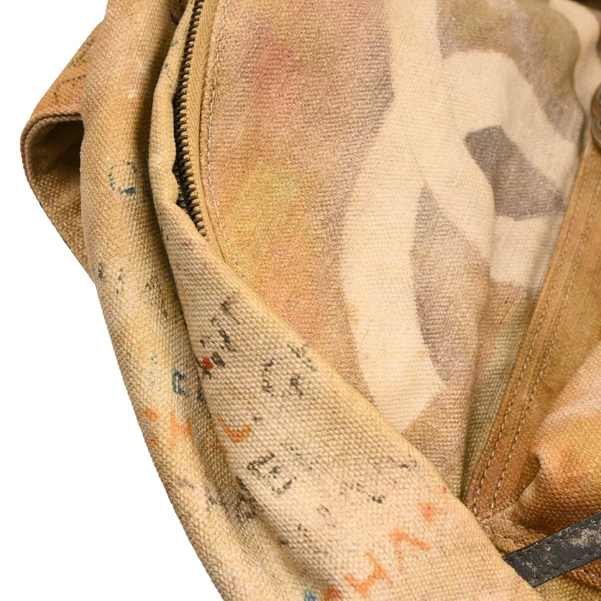 Chanel Art School Backpack Graffiti Printed Canvas