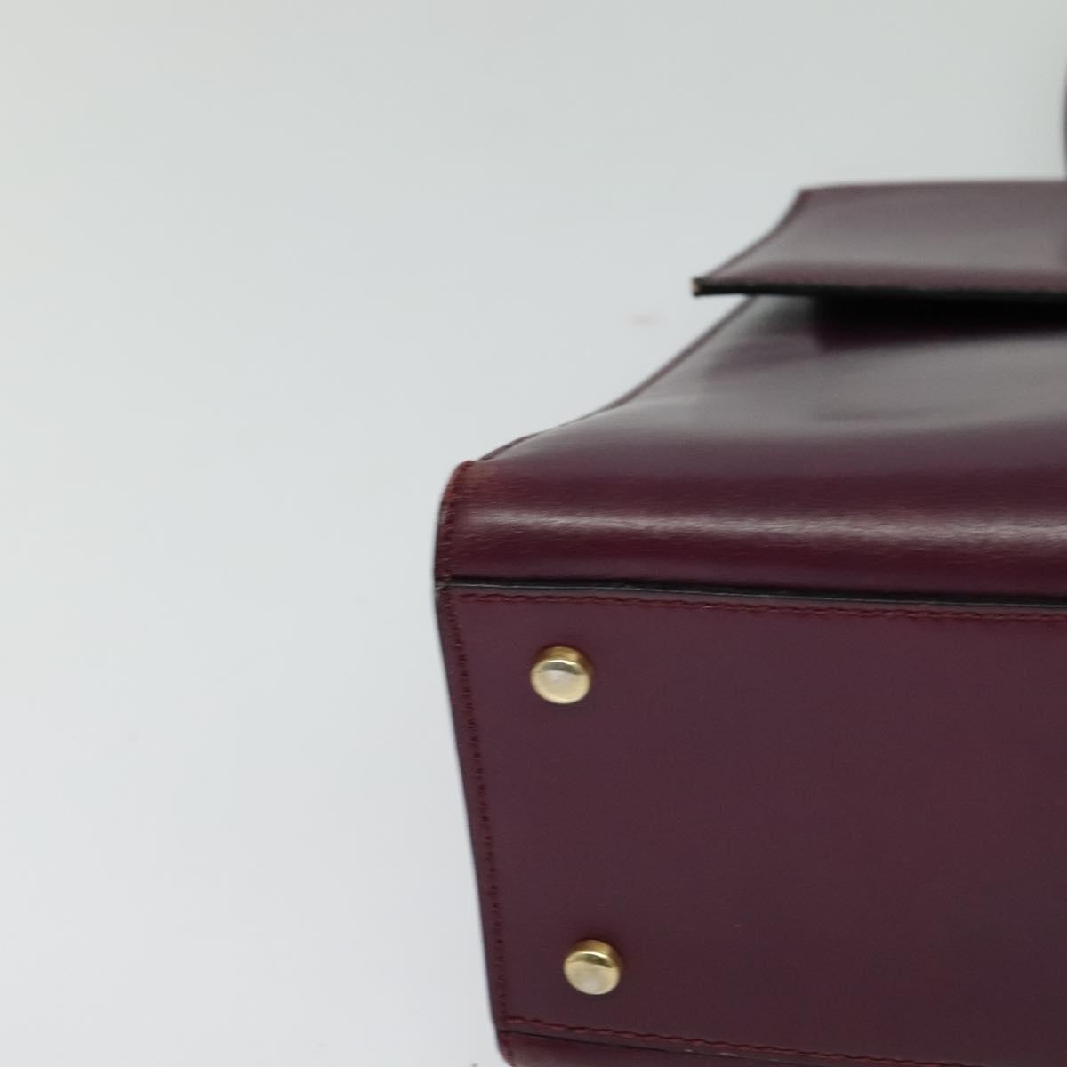 Celine Circle Logo Handbag Leather