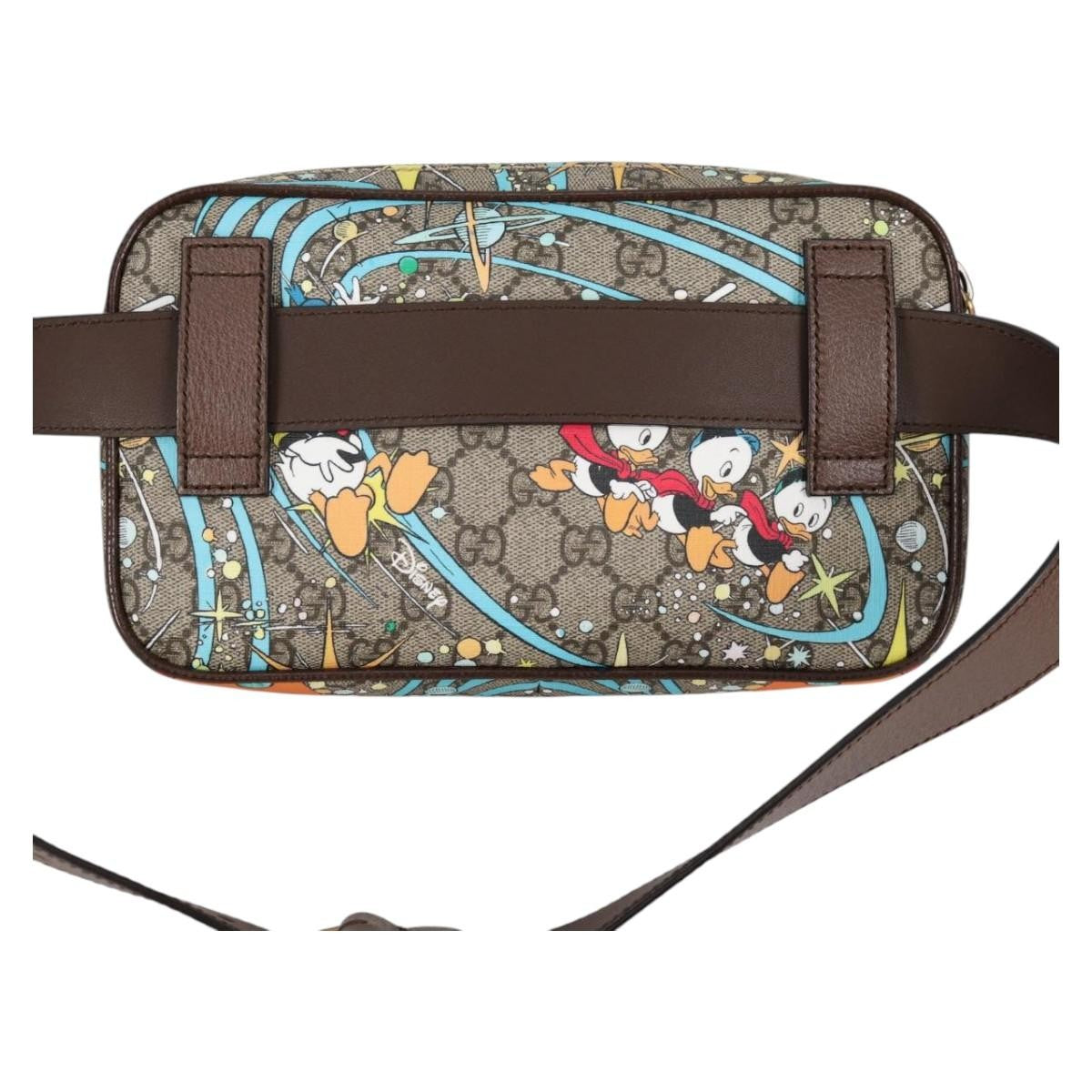 Gucci Disney Donald Duck Belt Bag Printed GG Coated Canvas