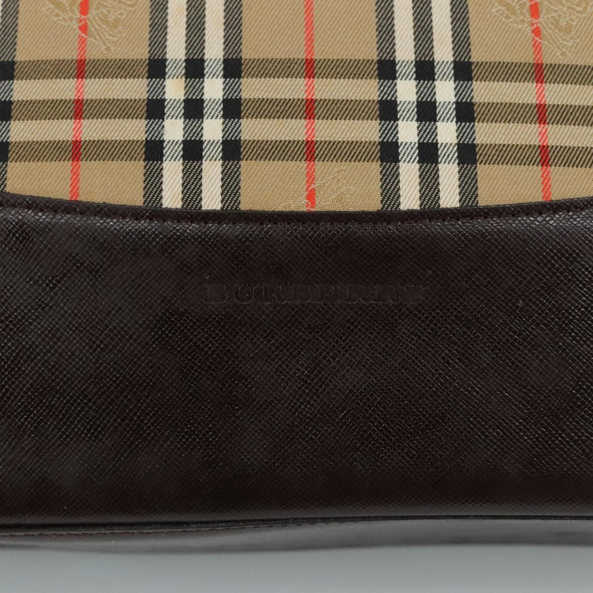 Burberry Nova check Shoulder bag Canvas and Leather
