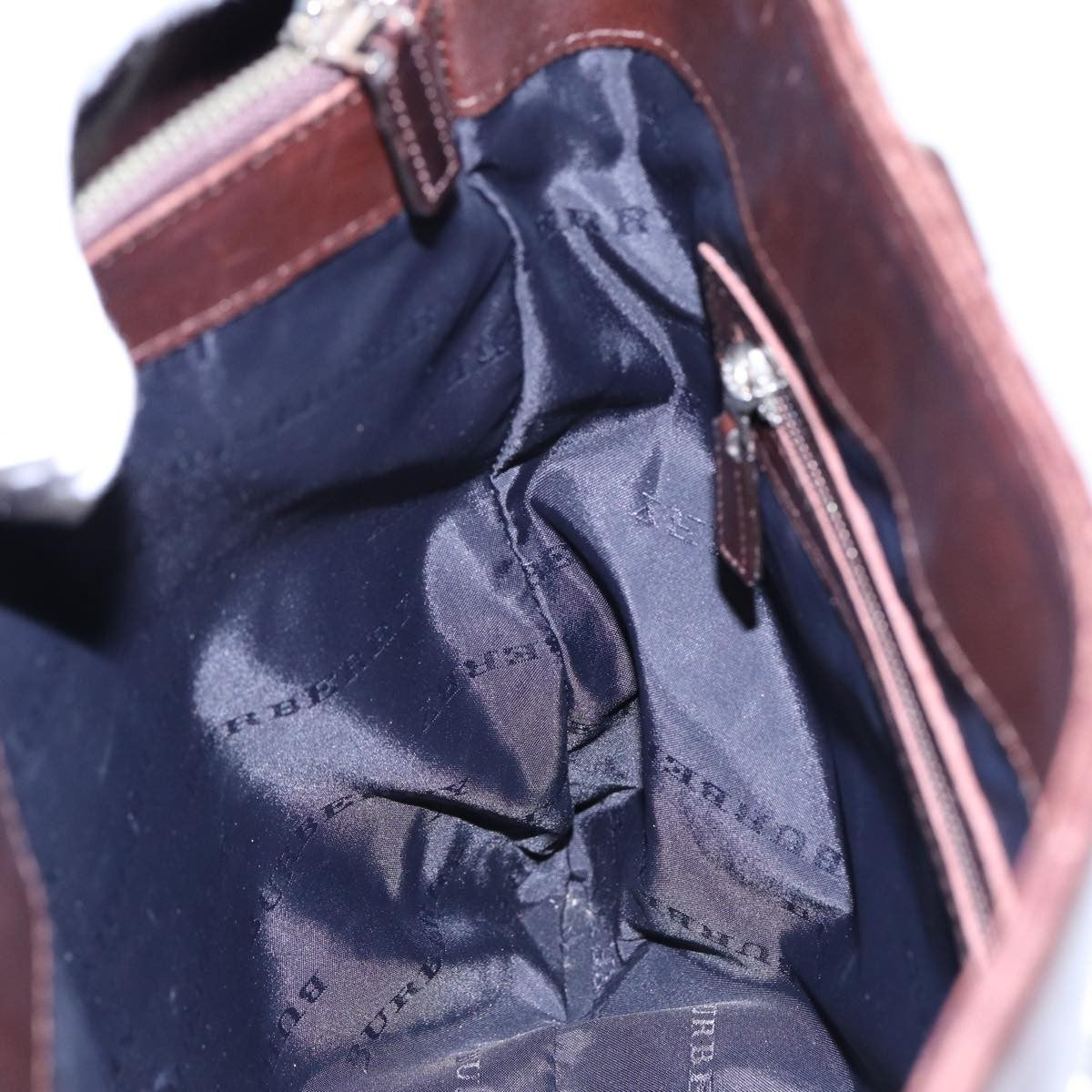 Burberry Nova Check Tote Canvas and Leather