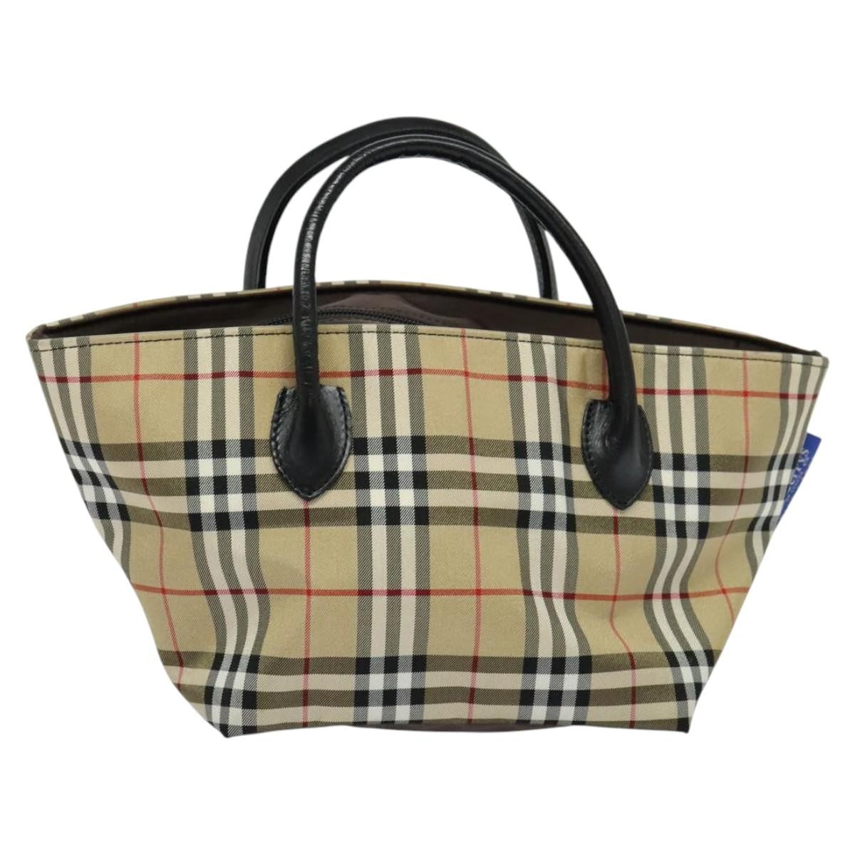 Burberry Nova Check Tote Nylon