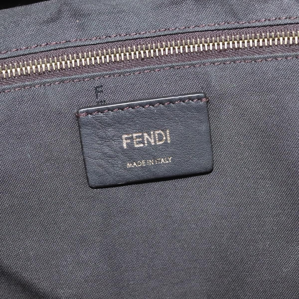 Fendi Mania Logo Waist Bag Zucca Coated Canvas
