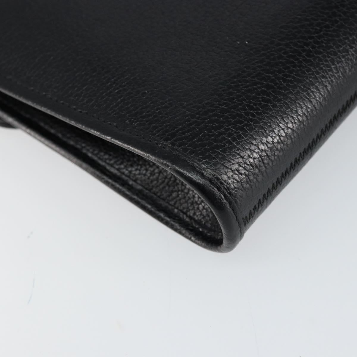 Christian Dior Vintage Chain Flap Shoulder Bag Leather