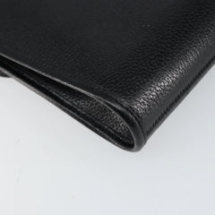 Christian Dior Vintage Chain Flap Shoulder Bag Leather