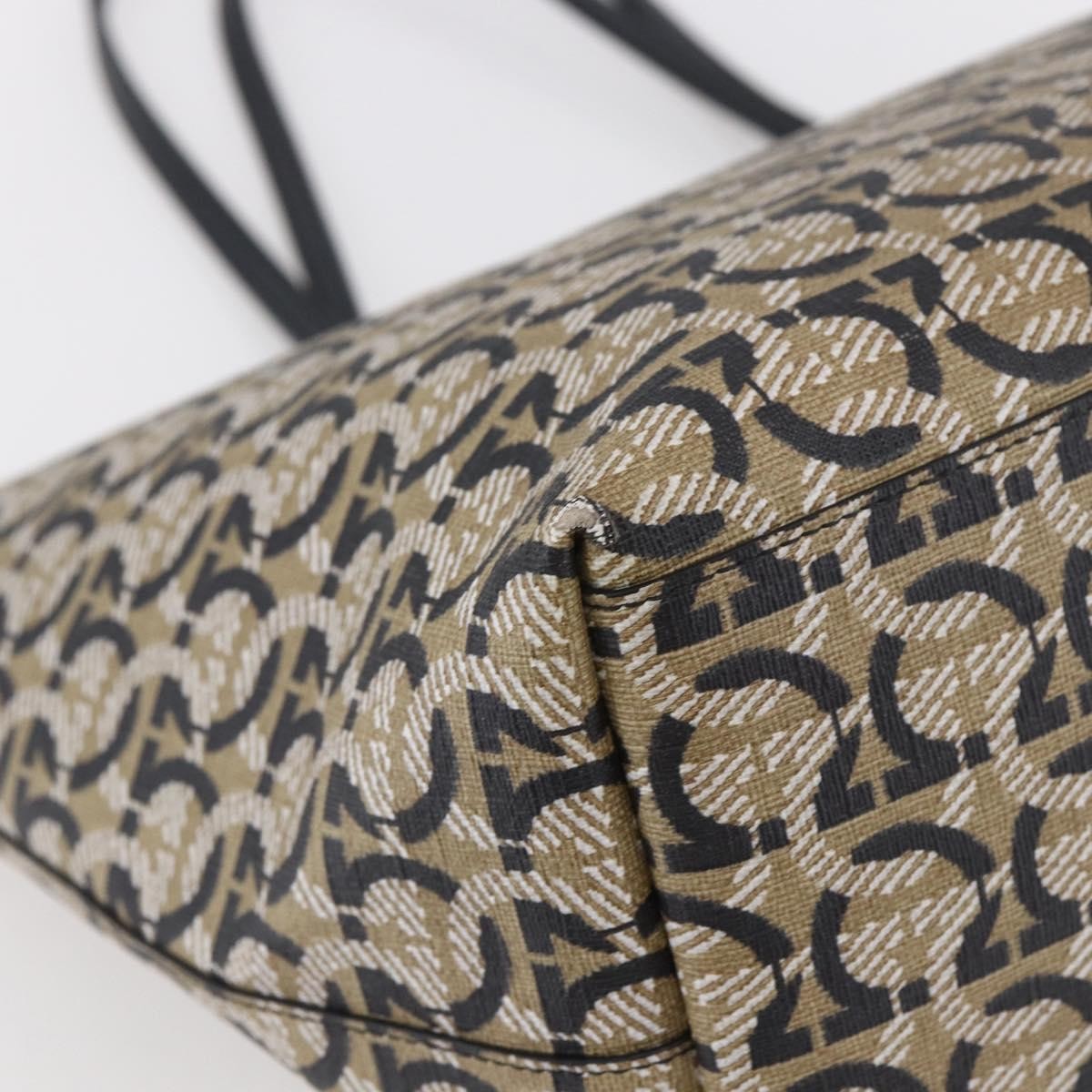 Salvatore Ferragamo Gancini Travel Tote Gancini Jacquard