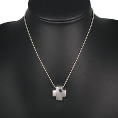 Tiffany & Co. Roman Cross Necklace Silver