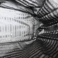 Prada Expandable Front Zip Boston Bag Tessuto