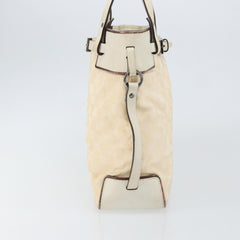 Gucci Belted Bucket Tote GG Canvas with Leather