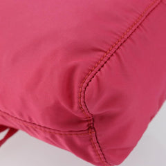 Prada Drawstring Wristlet Bucket Bag Tessuto