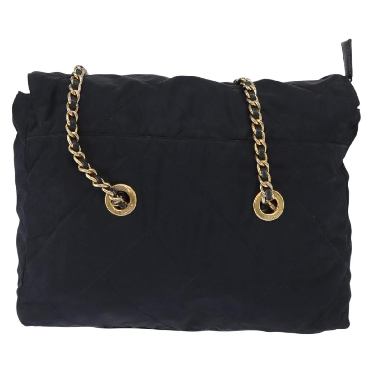 Prada Chain Shoulder Bag Tessuto
