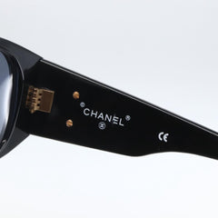 Chanel CC Logo Matelasse Sunglasses Eye Wear Plastic