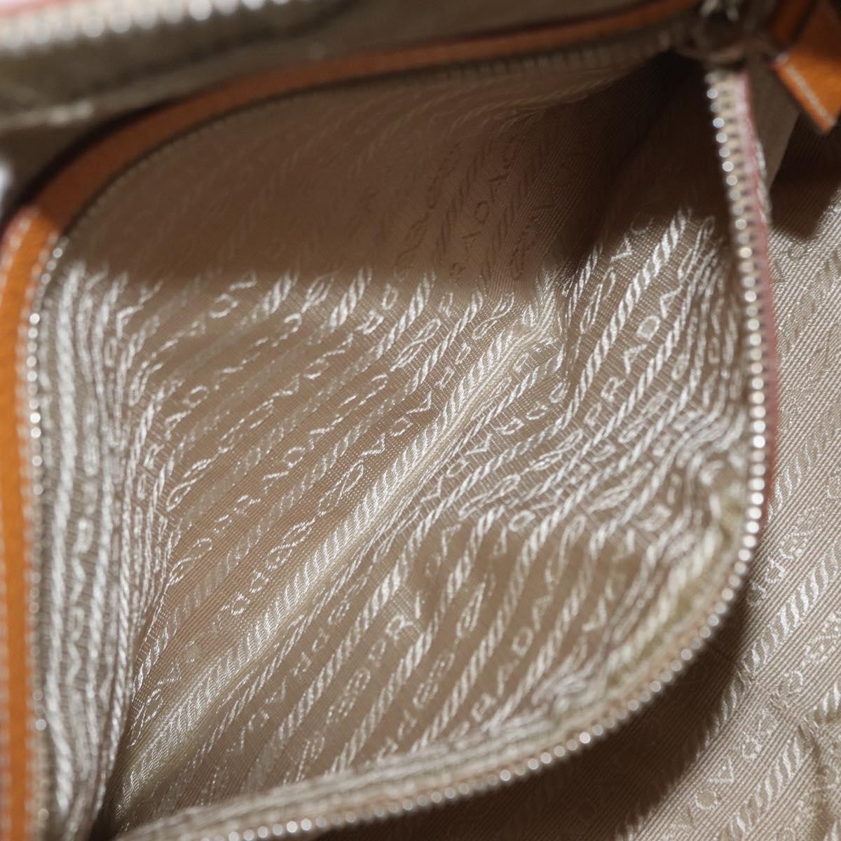 Prada Bowler Bag Canvas with Leather