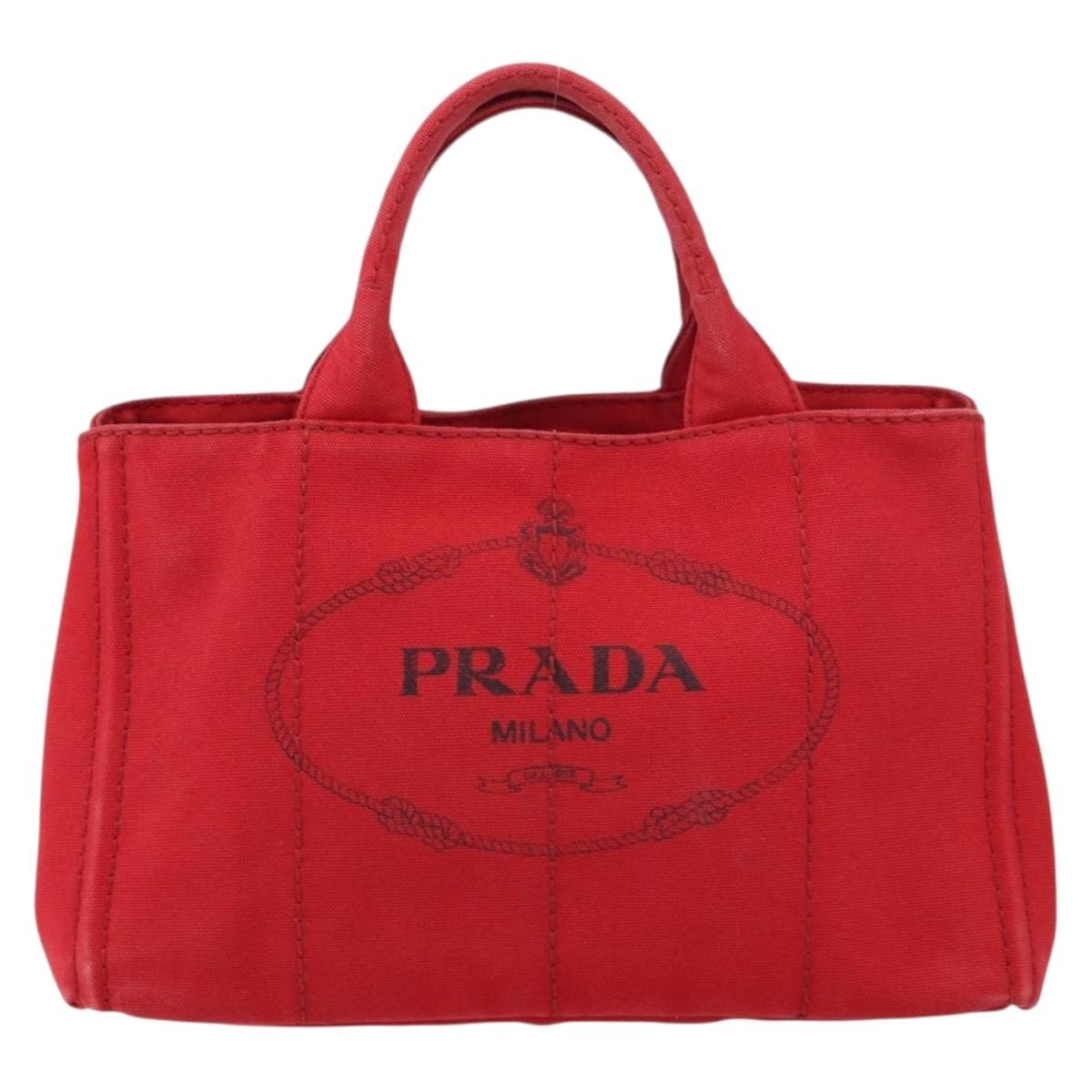 Prada Canapa Tote Canvas