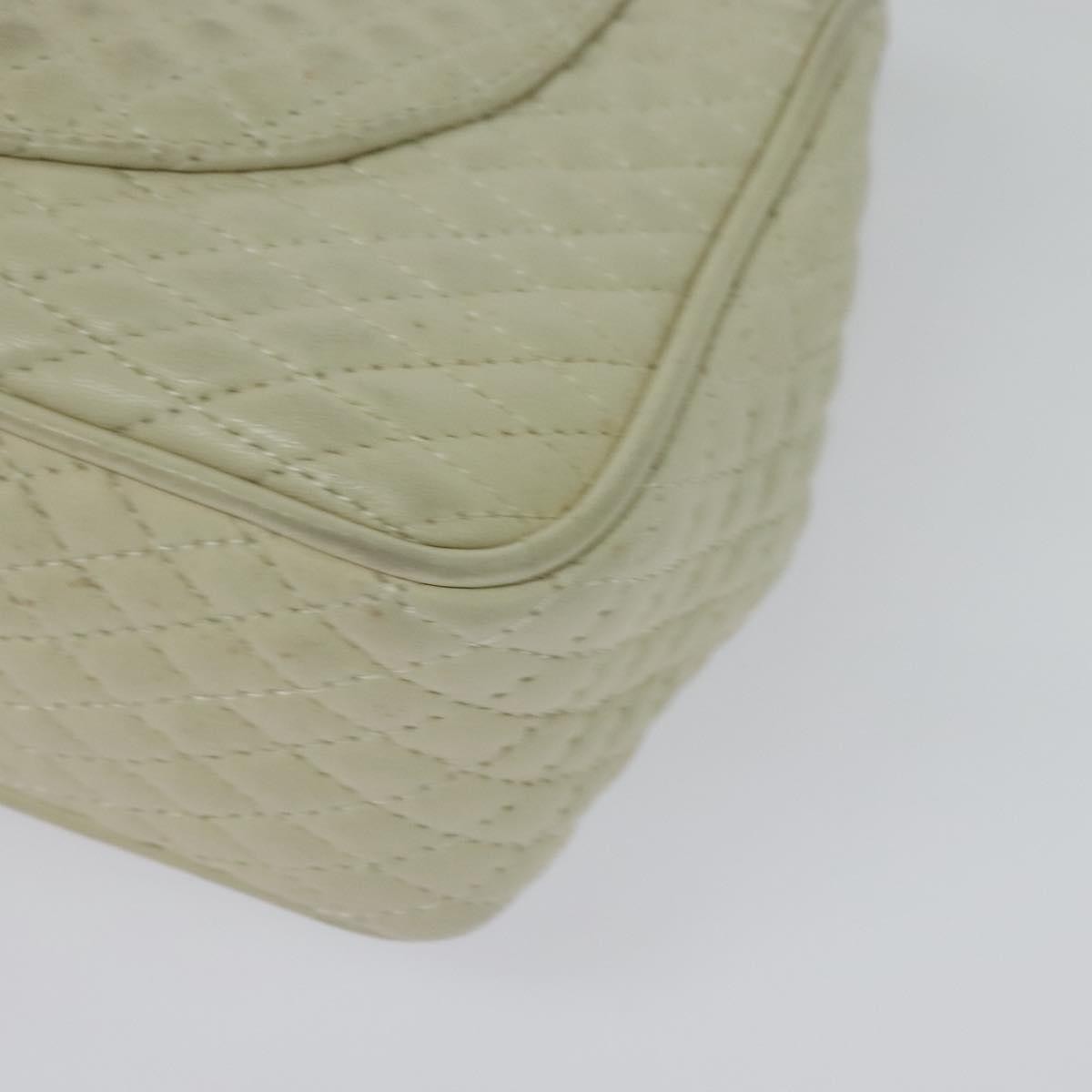 Bally Vintage Chain Shoulder Bag Quilted Leather