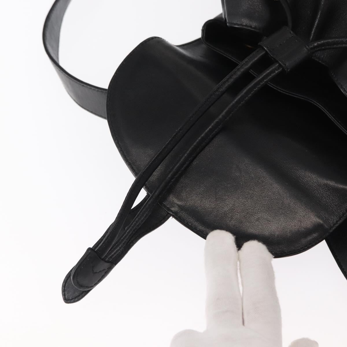 Gucci Vintage Bamboo Backpack Leather