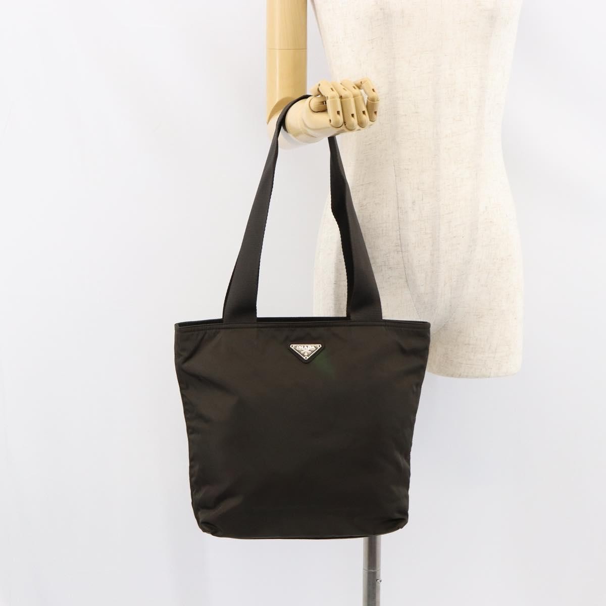 Prada Vintage Zip Tote Tessuto