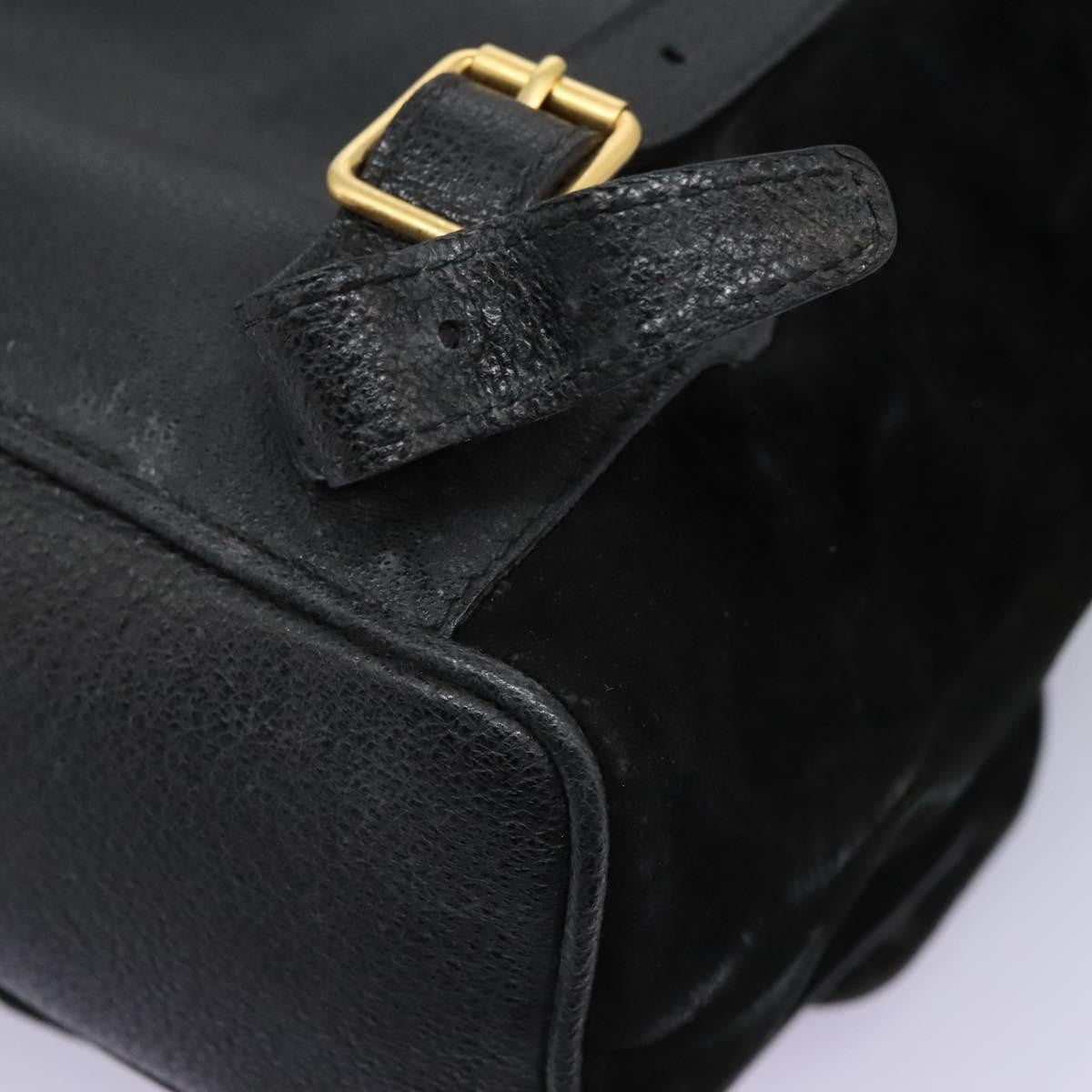 Gucci Vintage Bamboo Backpack Suede