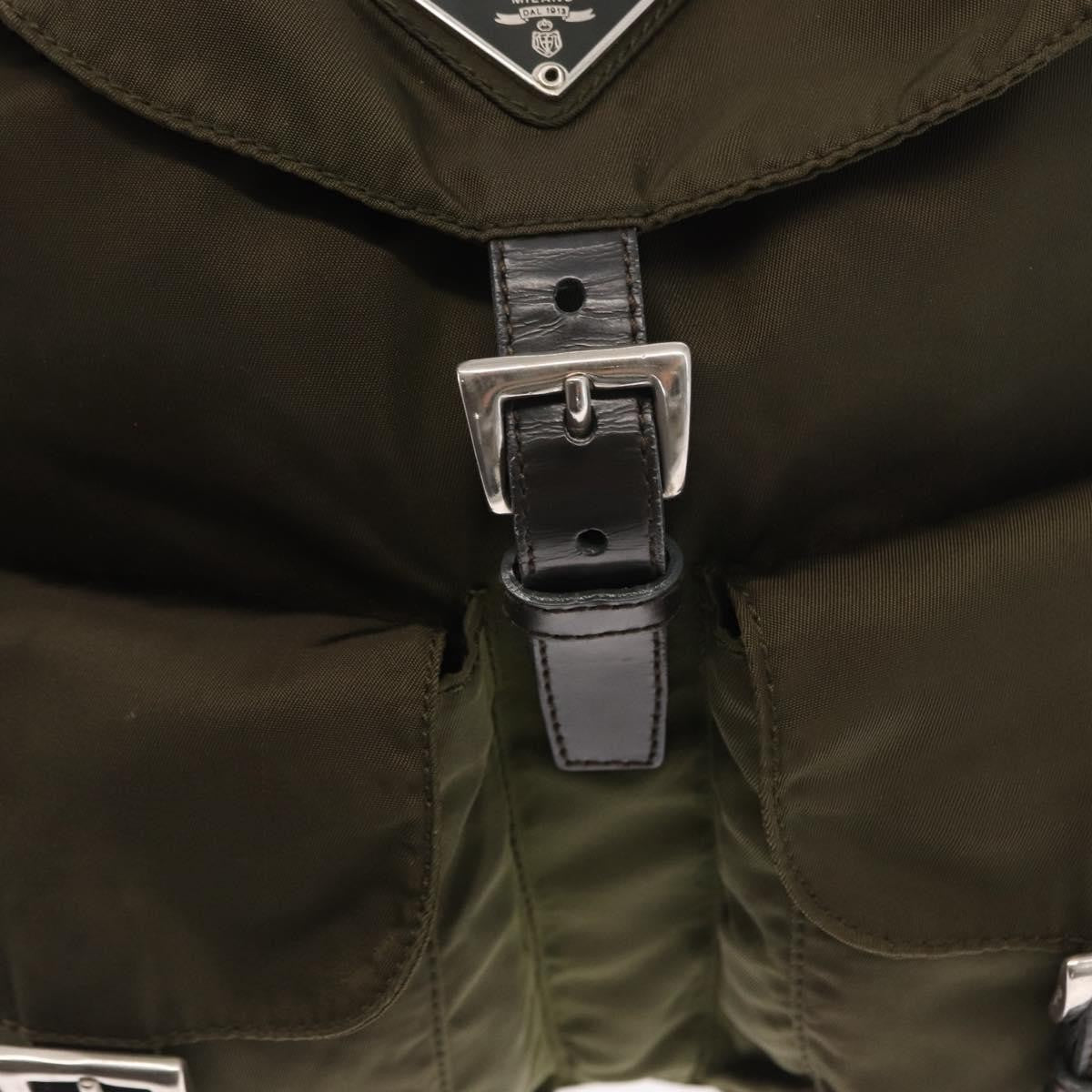 Prada Double Front Pocket Backpack Tessuto