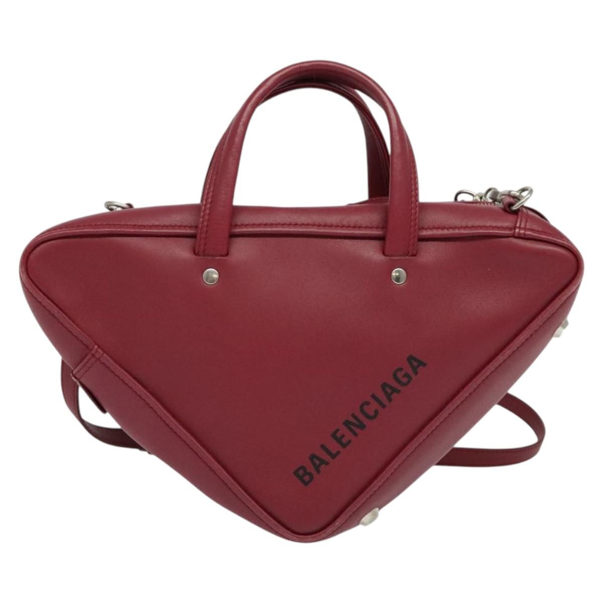 Balenciaga Triangle Duffle Bag Leather