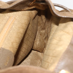 Gucci Vintage Bamboo Backpack Suede