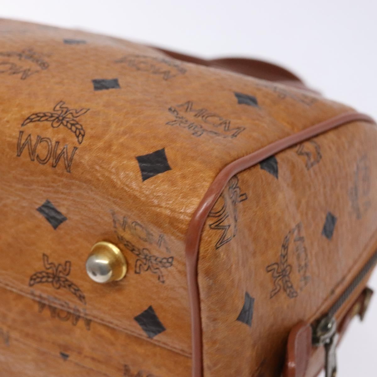 MCM Visetos logogramme Handbag Canvas and Leather