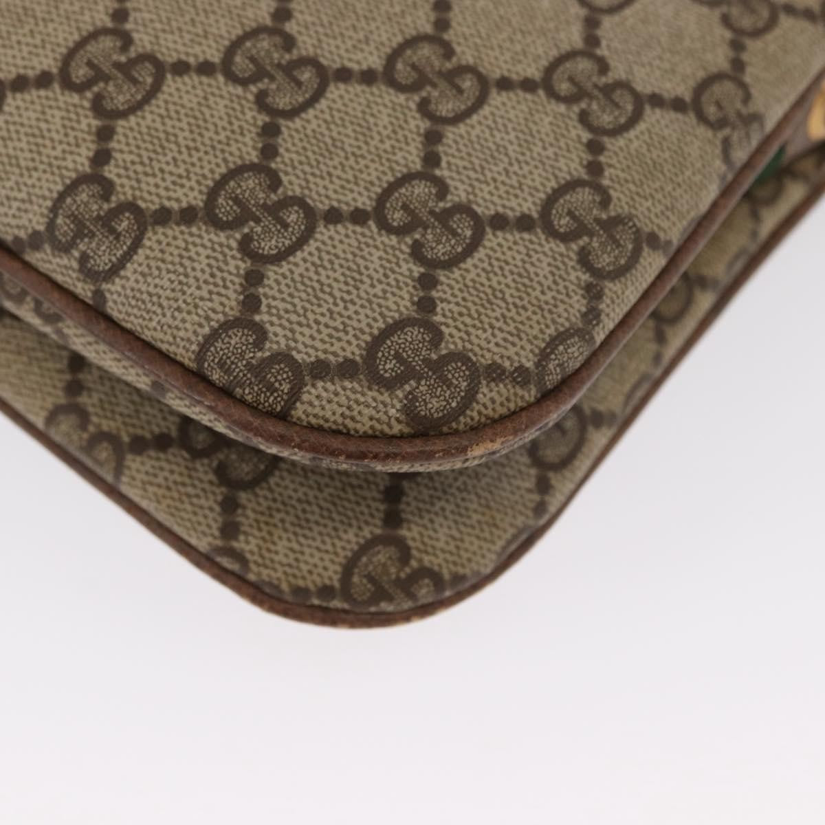 Gucci Vintage Shoulder Bag GG Coated Canvas