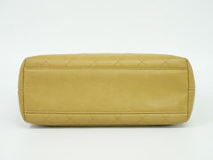 Chanel Coco Top Handle Bag Quilted Caviar