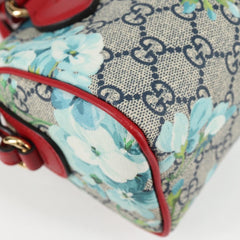 Gucci Convertible Boston Bag Blooms Print GG Coated Canvas