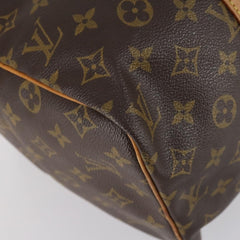 Louis Vuitton Sac Souple Handbag Monogram Canvas