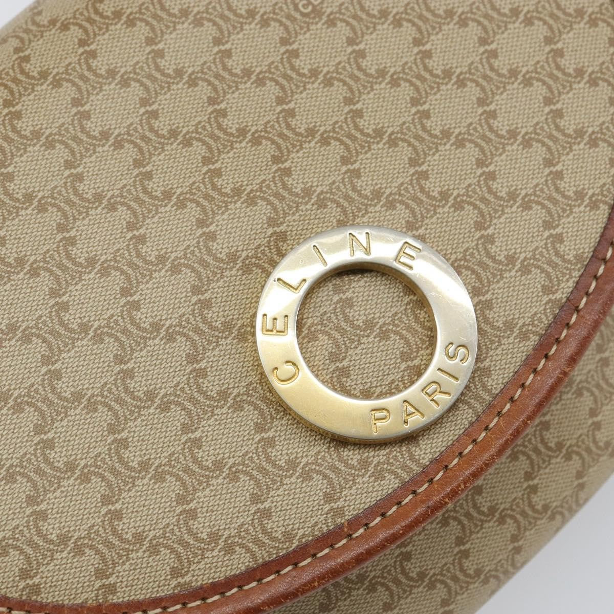 Celine Macadam Shoulder Bag PVC Leather