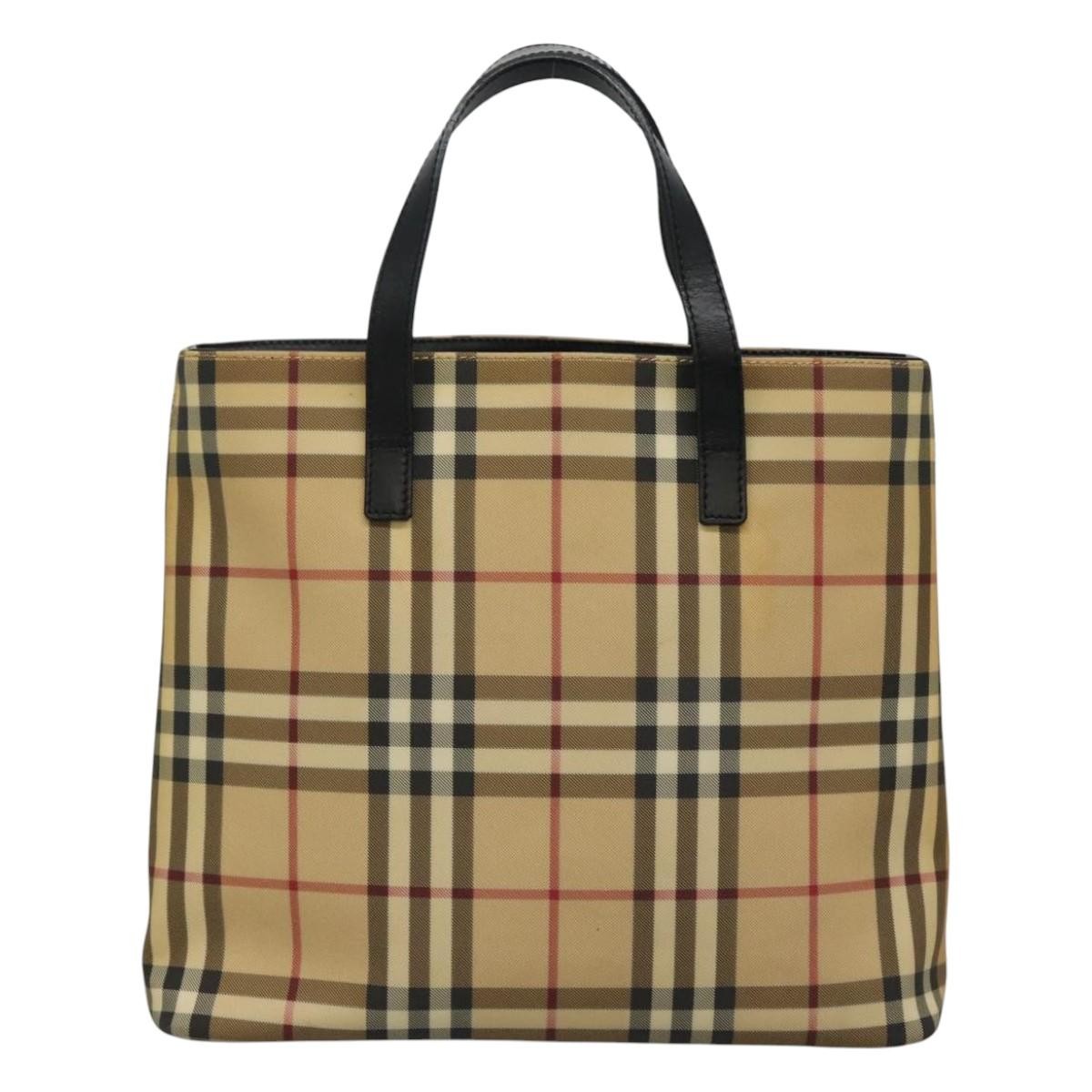 Burberry Nova Check Tote canvas check pattern