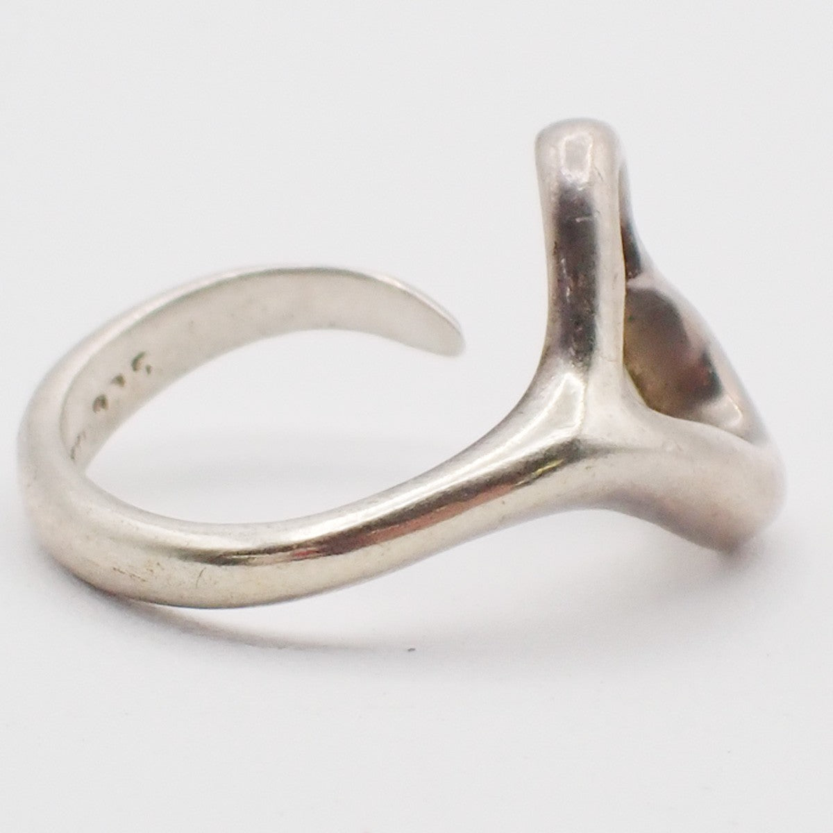 Tiffany & Co. Elsa Peretti Open Heart Ring Silver 925