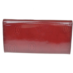 Cartier Happy Birthday Long Wallet Patent leather
