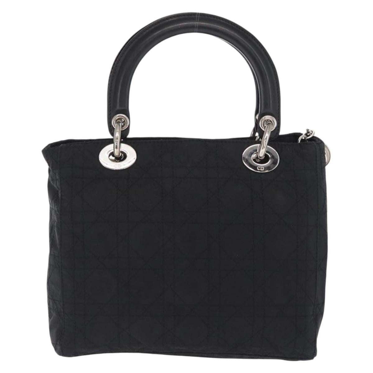 Christian Dior Lady Dior Bag Cannage Quilt Nylon