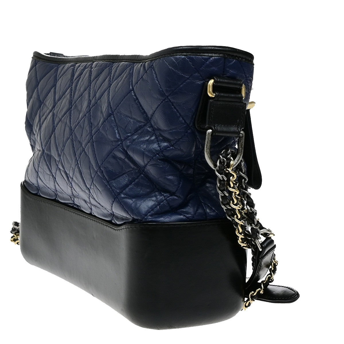 Chanel Gabrielle Hobo Quilted Goatskin and Patent