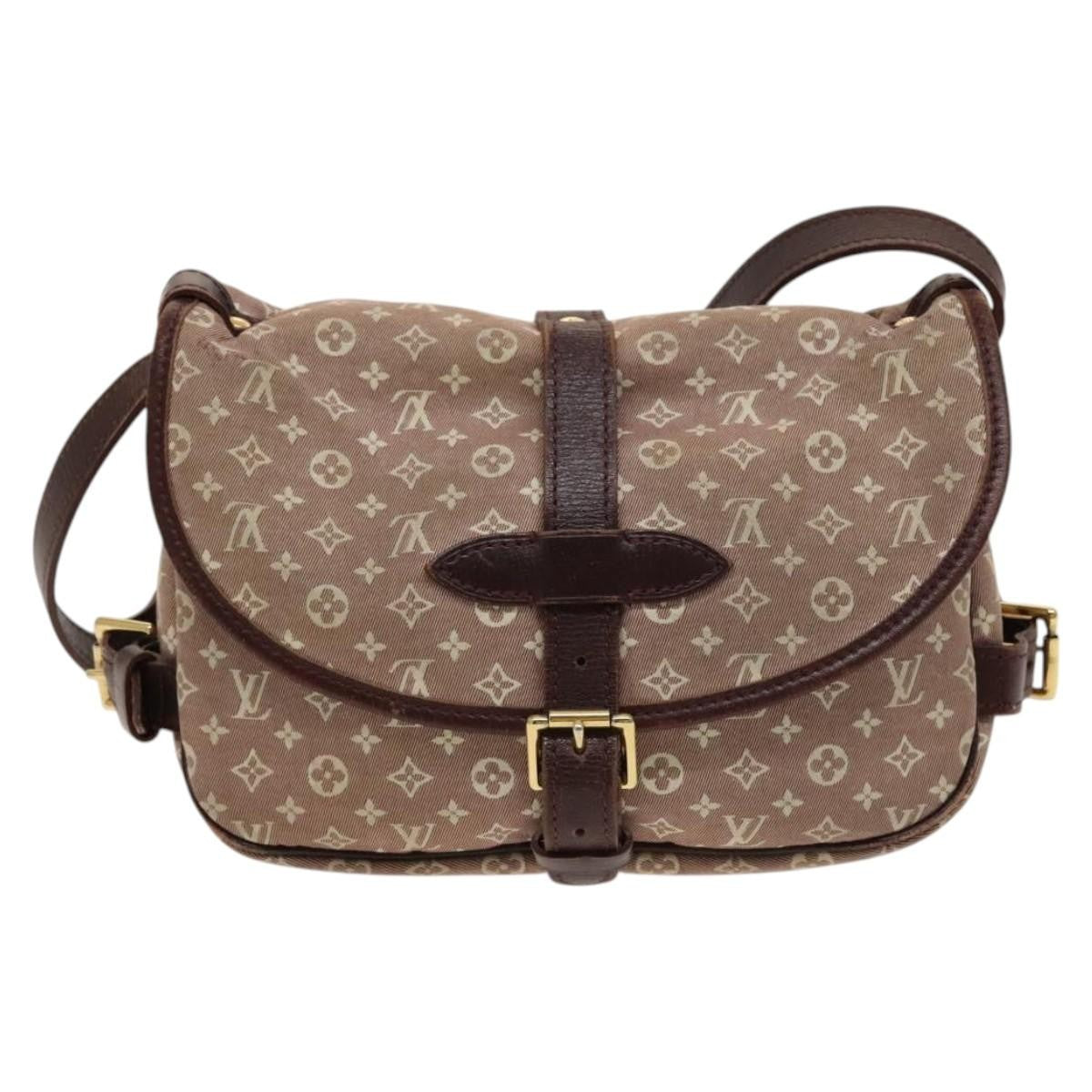 Louis Vuitton Saumur Handbag Monogram Idylle