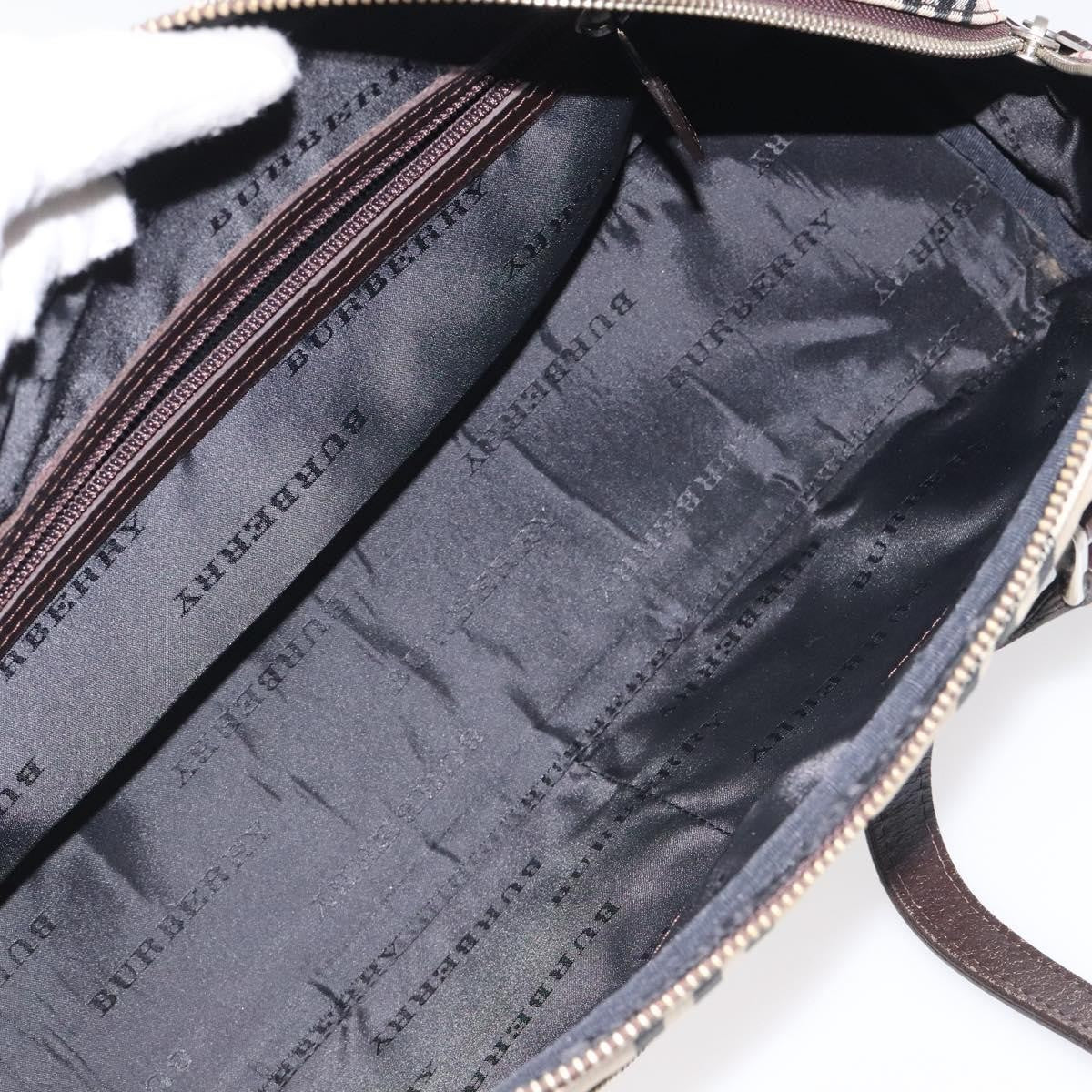 Burberry Nova Check Bowling Bag Canvas