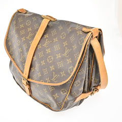 Louis Vuitton Saumur Handbag Monogram Canvas