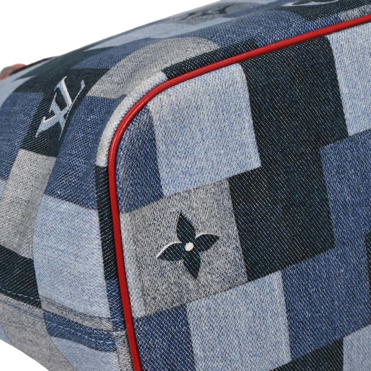 Louis Vuitton Neverfull Tote Damier and Monogram Patchwork Denim