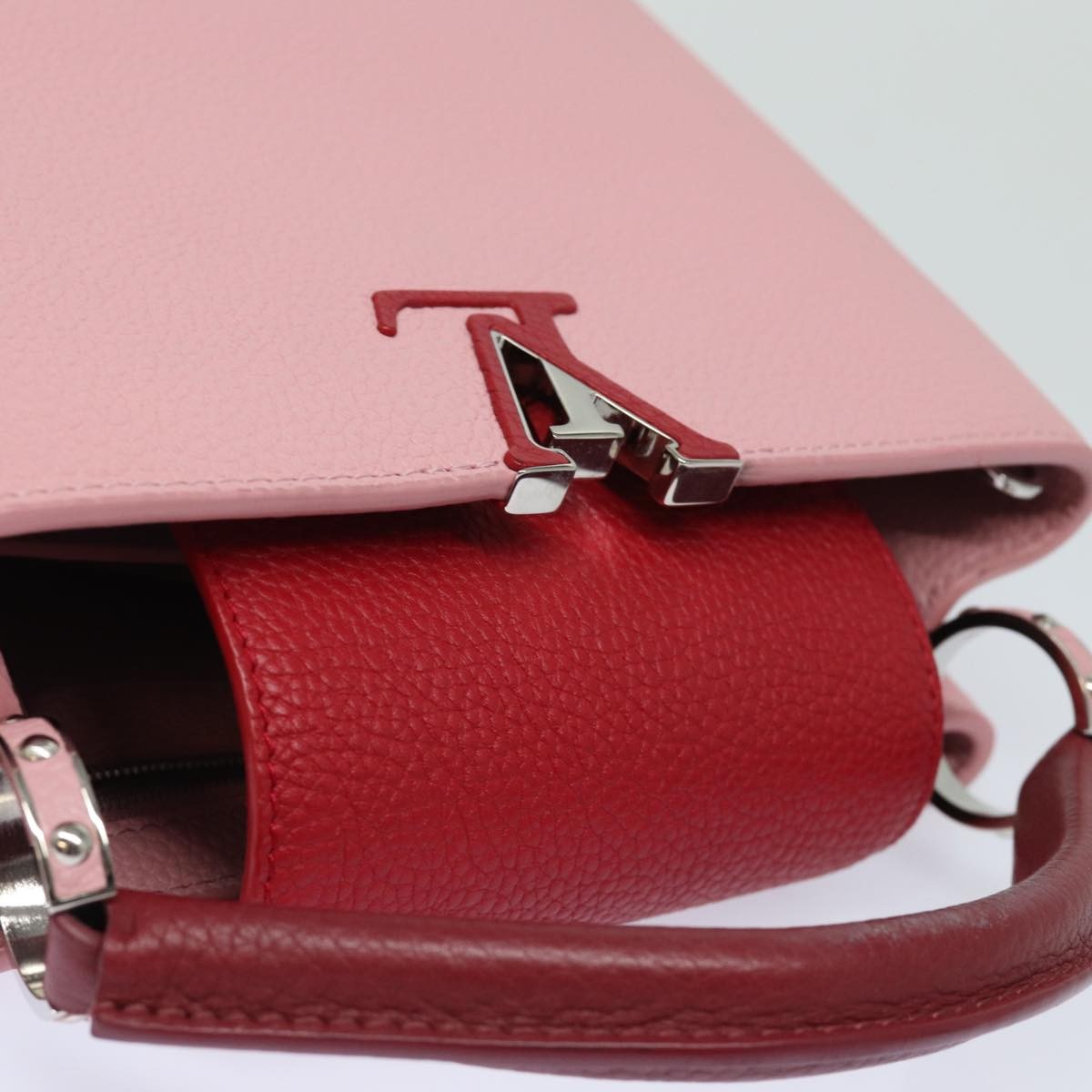 Louis Vuitton Capucines Bag Canvas with Taurillon Leather