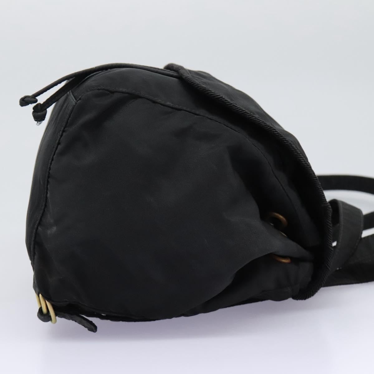 Prada Flap Drawstring Backpack Tessuto