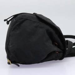 Prada Flap Drawstring Backpack Tessuto