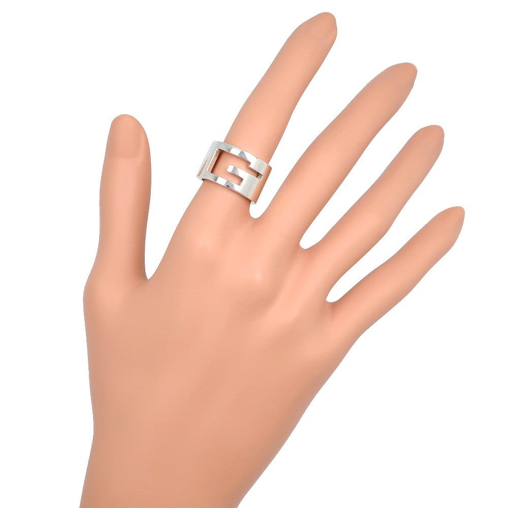 Gucci Logo Band Ring Sterling Silver