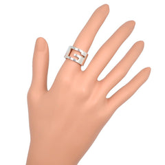 Gucci Logo Band Ring Sterling Silver