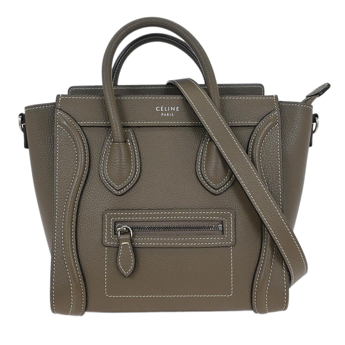 Celine Luggage Bag Grainy Leather
